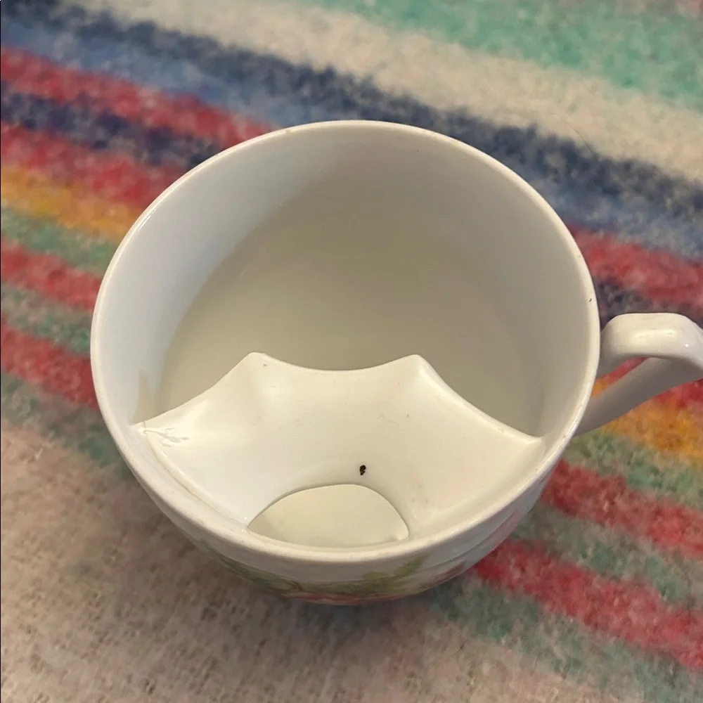 Moustache tea cup Three Crown China Germany